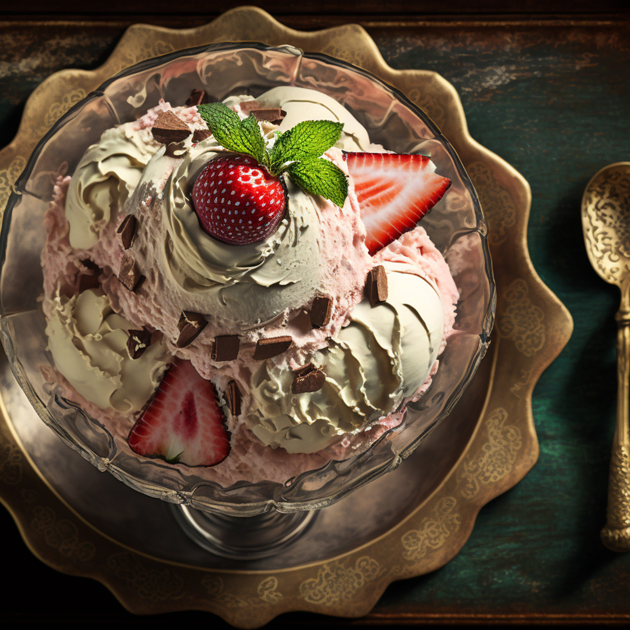 Malai Kulfi Soft Serve Falooda